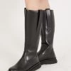 STORETS Wanda Zip-up Knee Pleather Knee Boots ACCESSORIES