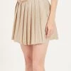 STORETS Valeria Corduroy Pleated Skirt
