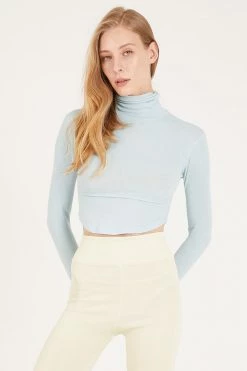 STORETS Wendy Wool Blend Turtle Neck Top