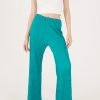 STORETS Maria Flared Leg Plisse Pants