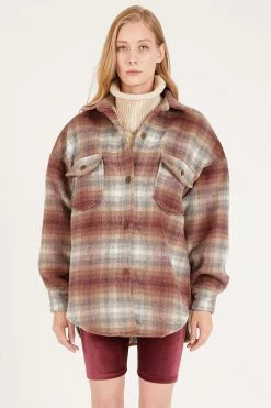 STORETS Elor Two-Pocket Plaid Shacket