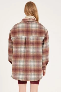 STORETS Elor Two-Pocket Plaid Shacket