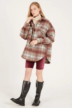 STORETS Elor Two-Pocket Plaid Shacket