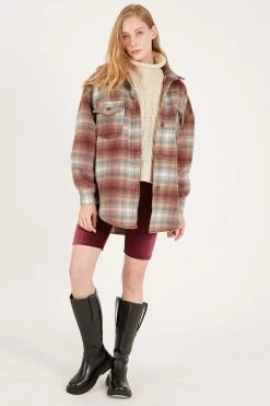 STORETS Elor Two-Pocket Plaid Shacket