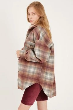 STORETS Elor Two-Pocket Plaid Shacket