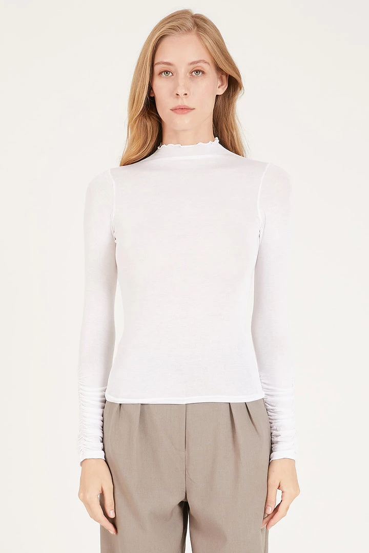 STORETS Peyton Shirring Sleeves Top CLOTHING