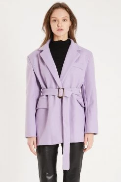 STORETS CLOTHING Nancy Wool Blend Blazer Coat
