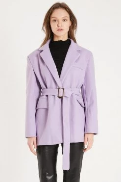 Vitaliia Nancy Wool Blend Blazer Coat