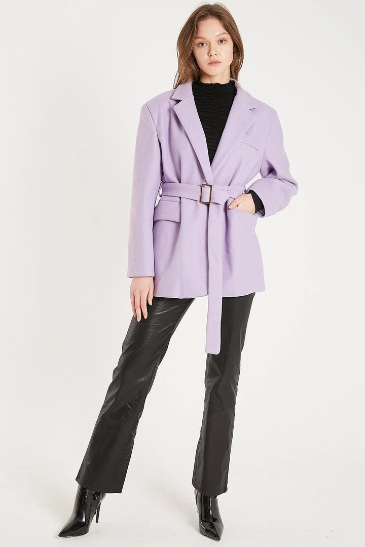 Vitaliia Nancy Wool Blend Blazer Coat