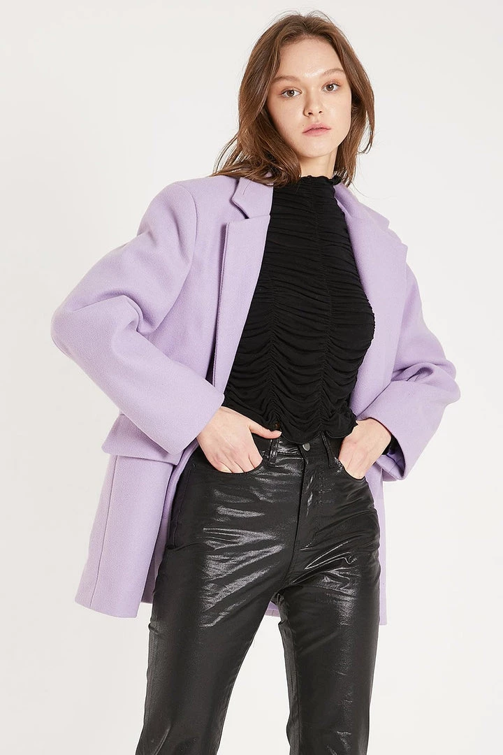 Vitaliia Nancy Wool Blend Blazer Coat