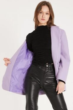 Vitaliia Nancy Wool Blend Blazer Coat