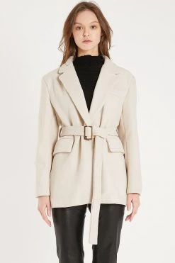 STORETS Nancy Wool Blend Blazer Coat
