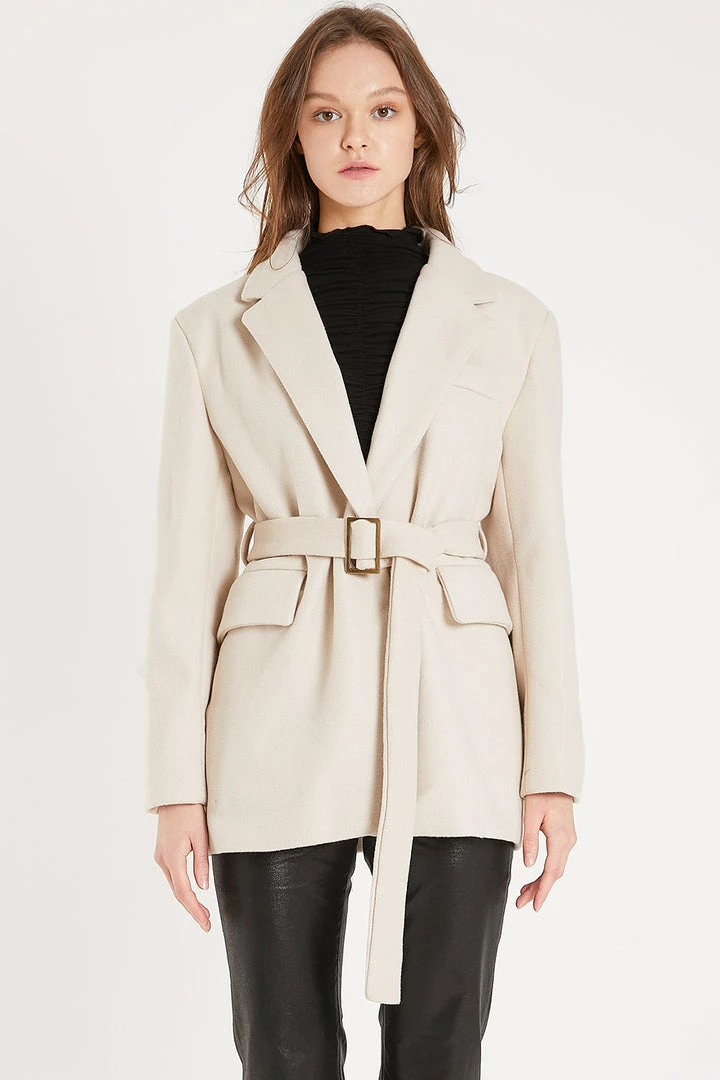 STORETS Nancy Wool Blend Blazer Coat