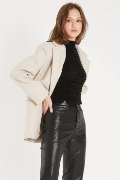 STORETS Nancy Wool Blend Blazer Coat