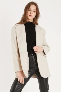 STORETS Nancy Wool Blend Blazer Coat