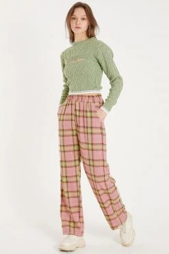 STORETS Fio Diamond Ribbed Top And Bolero Set