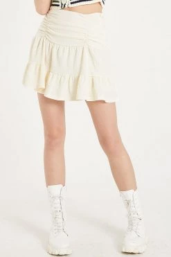 STORETS Lessie Ruffle Layered Mini Skirt CLOTHING