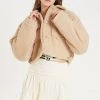 STORETS Meara Faux Shearling Trucker Jacket