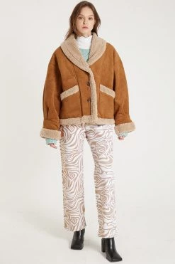 STORETS Ava Faux Shearling Jacket