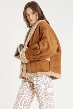 STORETS Ava Faux Shearling Jacket