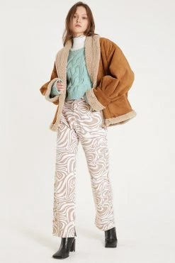 STORETS Ava Faux Shearling Jacket