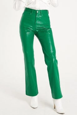 STORETS Heavin Pleather Straight Pants