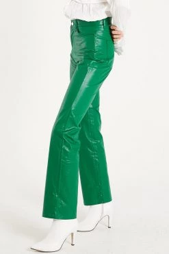 STORETS Heavin Pleather Straight Pants