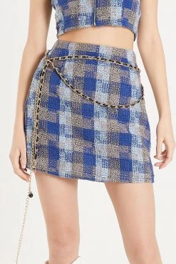 STORETS Remi Tweed Hline Skirt