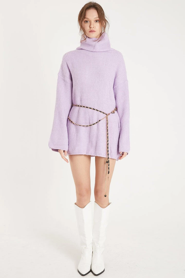 Vitaliia Knitwear Serena Turtleneck Oversized Sweater