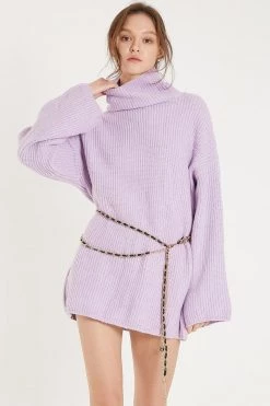Vitaliia Knitwear Serena Turtleneck Oversized Sweater