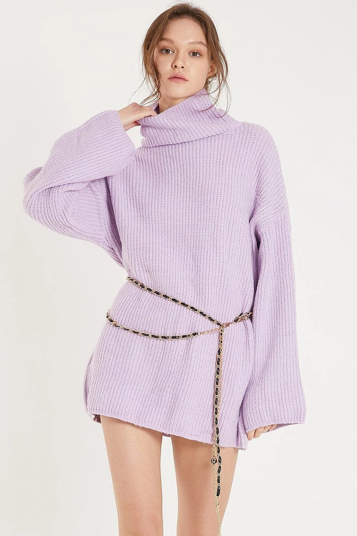 Vitaliia Knitwear Serena Turtleneck Oversized Sweater