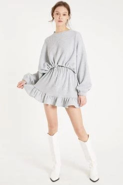 STORETS Harper Waffle Crewneck Sweatshirt CLOTHING