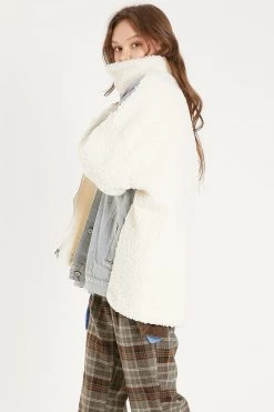 STORETS Danya Denim Shearling Jacket CLOTHING
