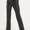 STORETS Heavin Pleather Straight Pants