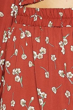 STORETS Sarah Floral Ruffle Skirt