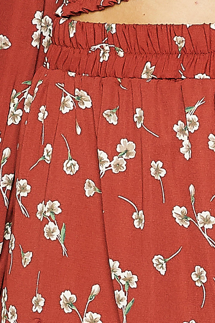 STORETS Sarah Floral Ruffle Skirt