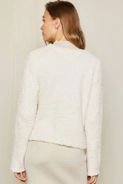 STORETS CLOTHING Deva Textured Sweater Cardigan