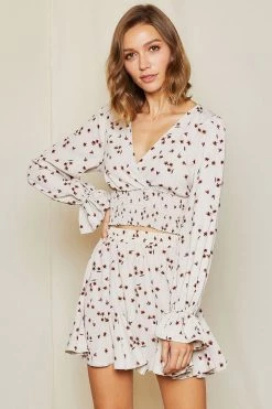 STORETS Sarah Floral Ruffle Skirt