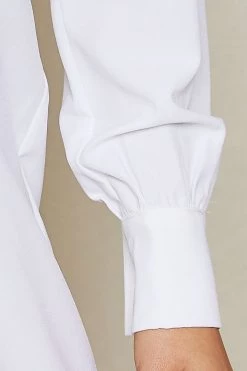 STORETS Della Front Twist Shirt Dress CLOTHING