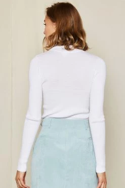 STORETS Irina Ribbed Turtleneck Top CLOTHING