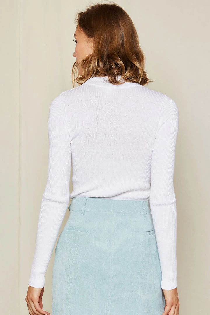 STORETS Irina Ribbed Turtleneck Top CLOTHING