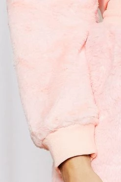 STORETS SALE CLOTHING Lily Fuzzy Cropped Sweatshirt