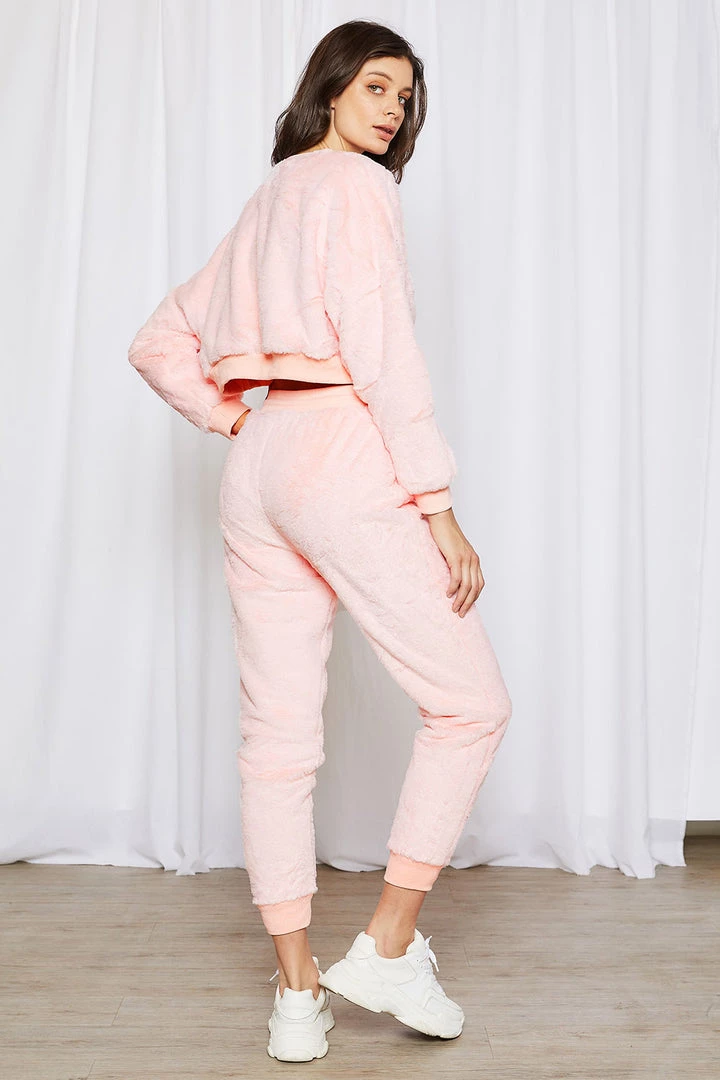 STORETS SALE Lily Fuzzy Jogger Pants CLOTHING