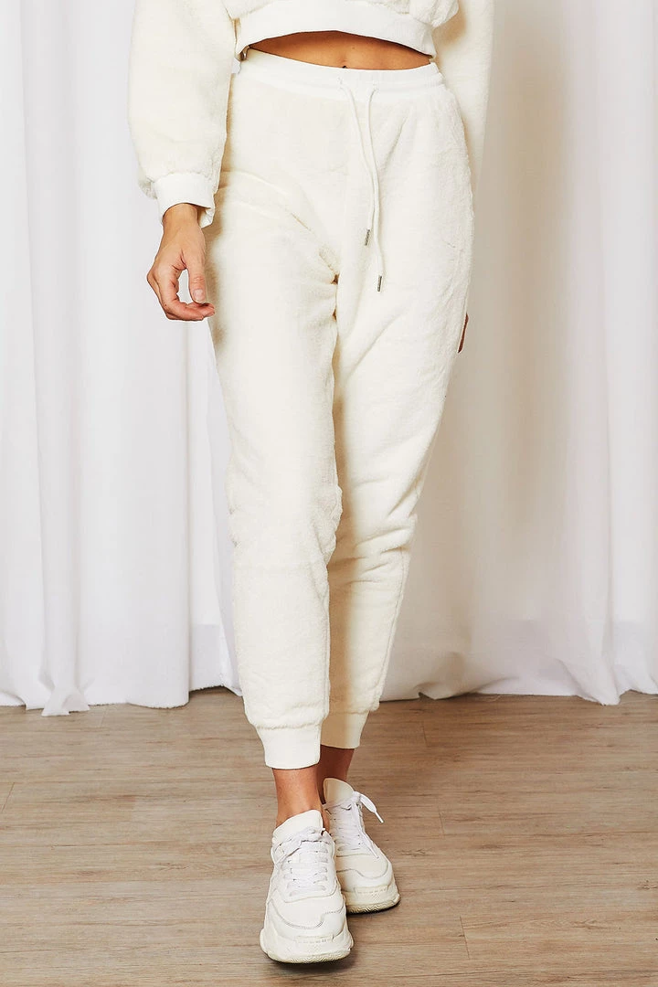 STORETS SALE Lily Fuzzy Jogger Pants CLOTHING