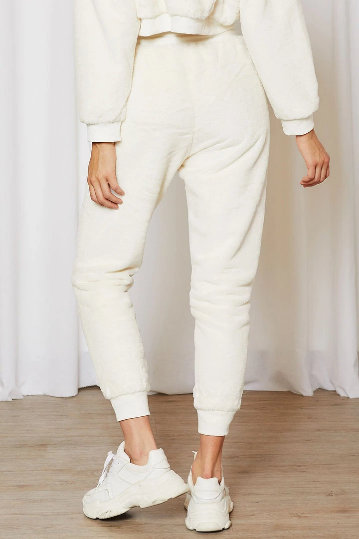 STORETS SALE Lily Fuzzy Jogger Pants CLOTHING
