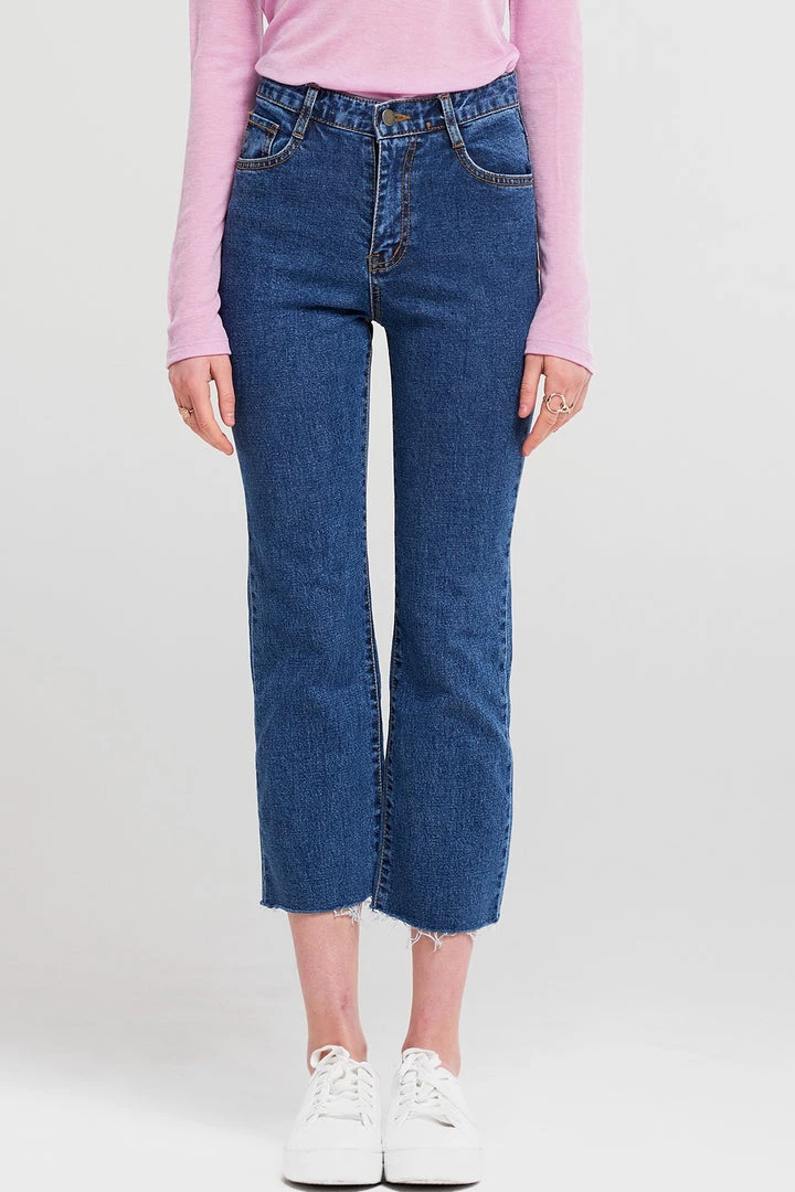STORETS SALE CLOTHING Aaliyah Cropped Jeans