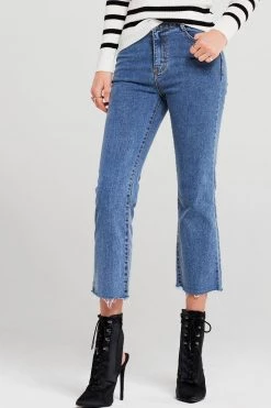 STORETS SALE CLOTHING Aaliyah Cropped Jeans