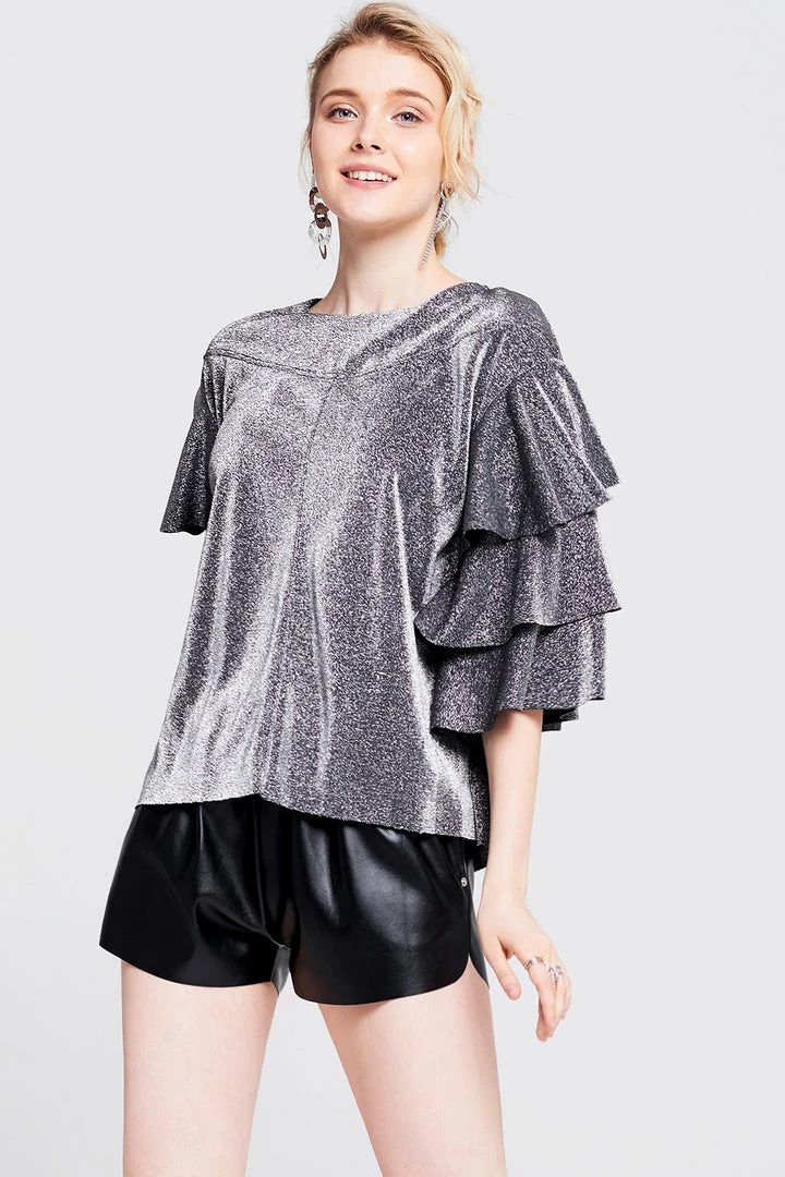 STORETS SALE Amelia Tiered Sleeve Top CLOTHING