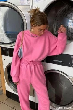 STORETS Luz Padded Shoulder Sweatshirt CLOTHING