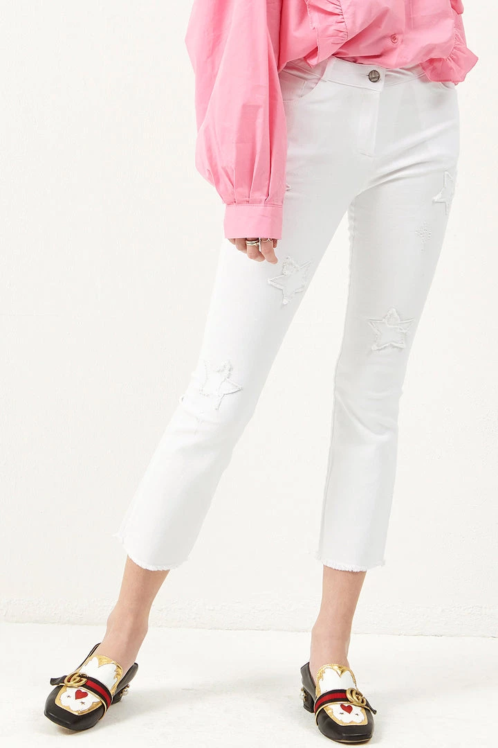 STORETS SALE Avery Star Patch Pants CLOTHING